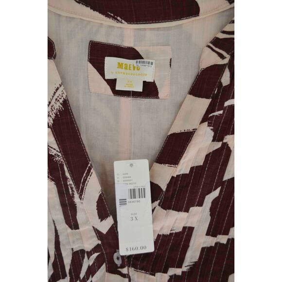 Anthropologie The Cassandra Maxi Dress Zebra Print Ruffled Hem Brown Motif 3X - Picture 6 of 9